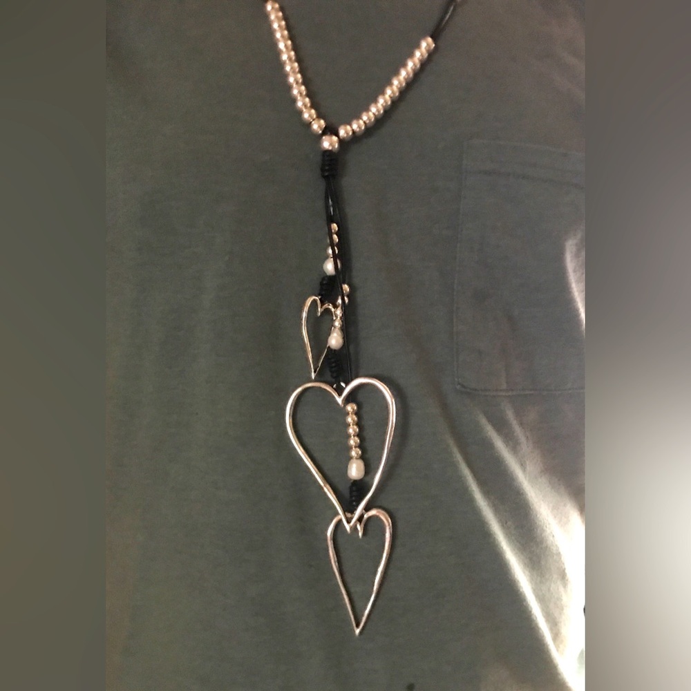 NWT The Cove hearts necklace